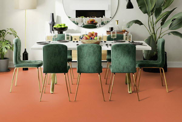 Prírodné linoleum na podlahy